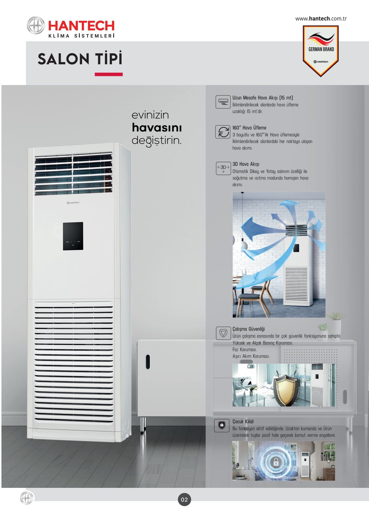 Hantech Salon Klima Katalog