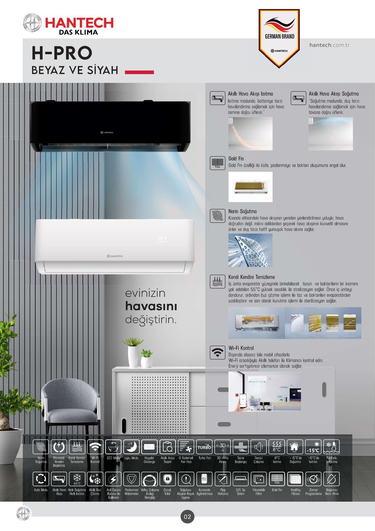 Hantech Split Klima Katalog