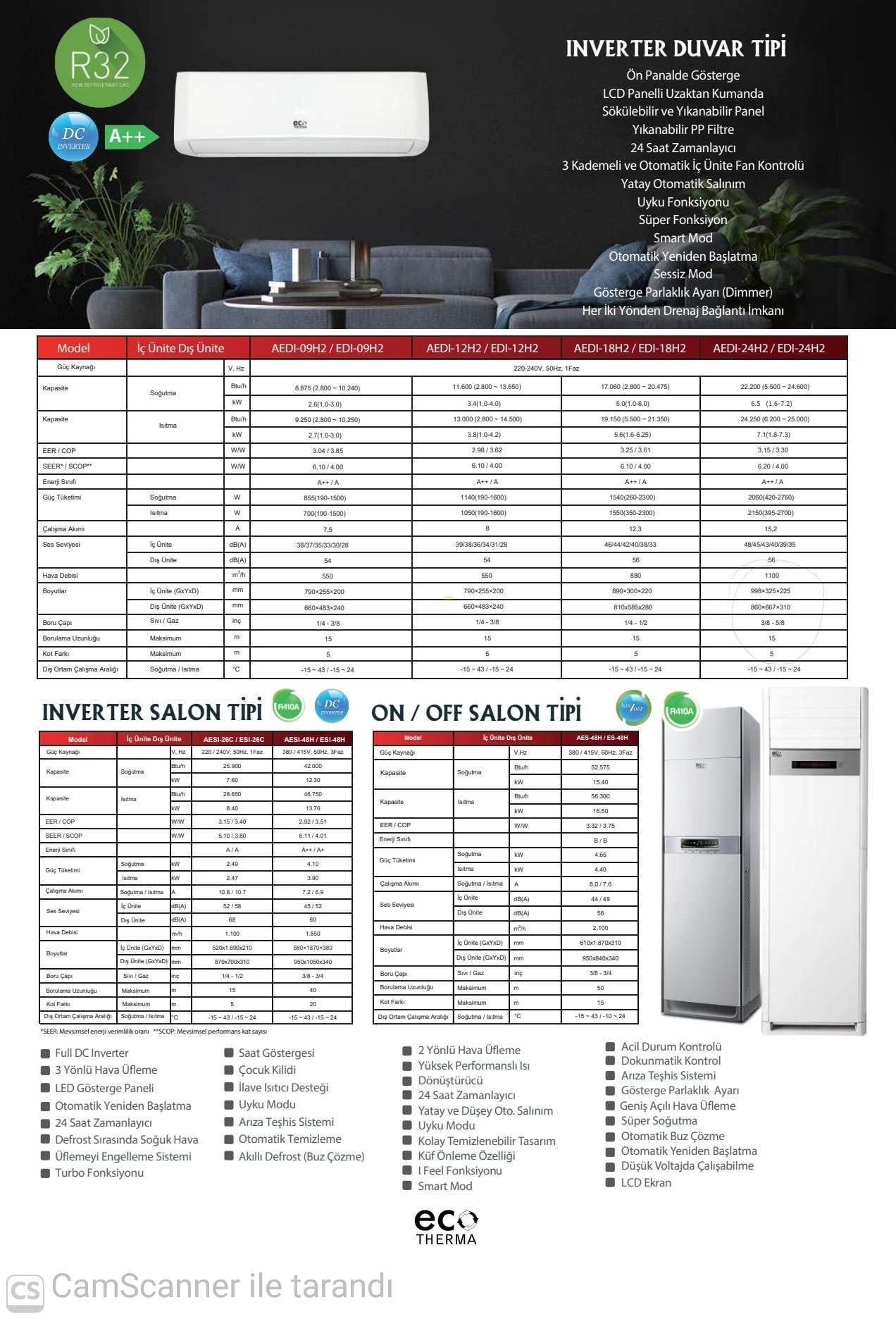 ecotherma 24 bin salon tipi klima katalog