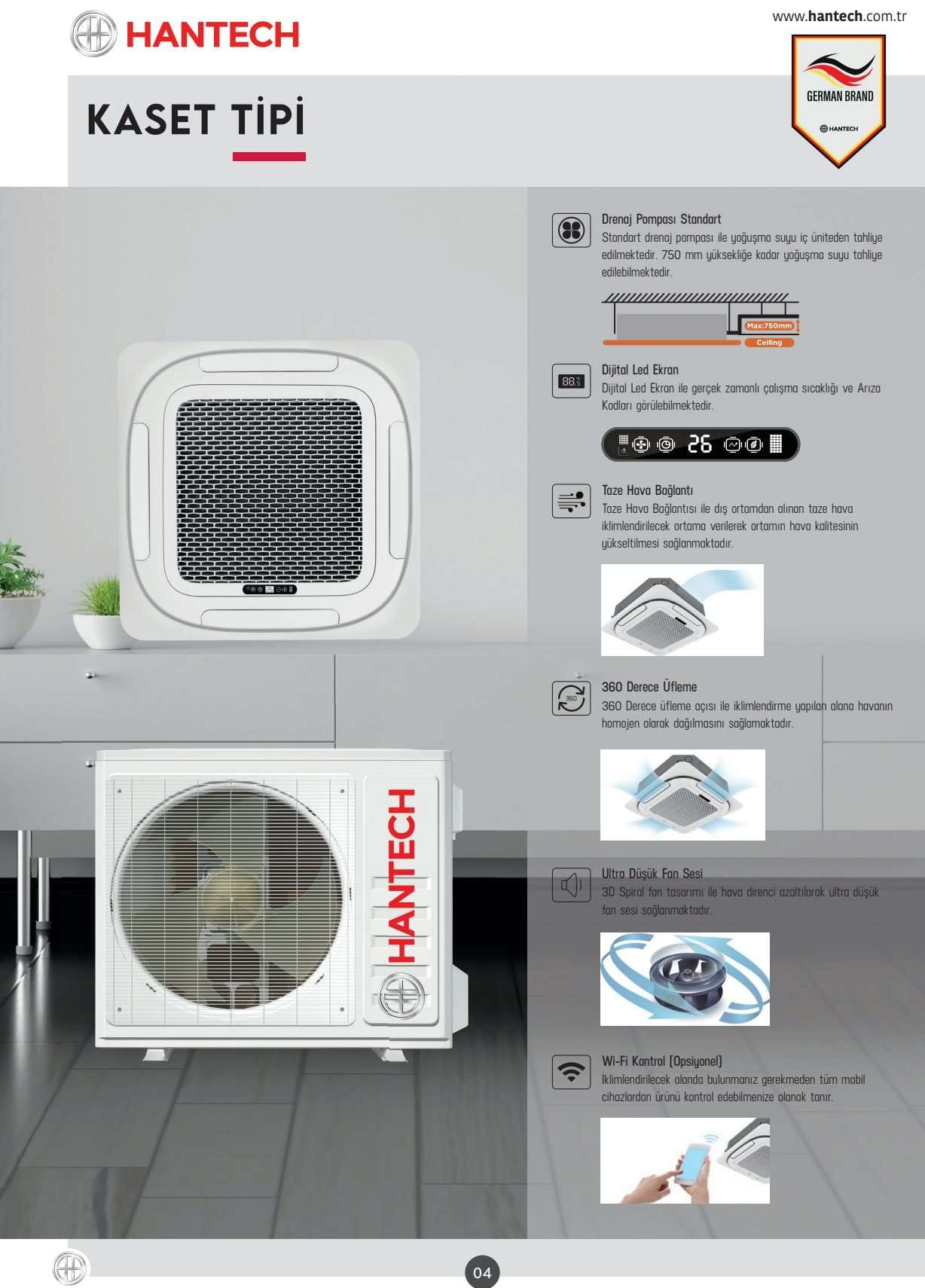 hantech kaset broşür
